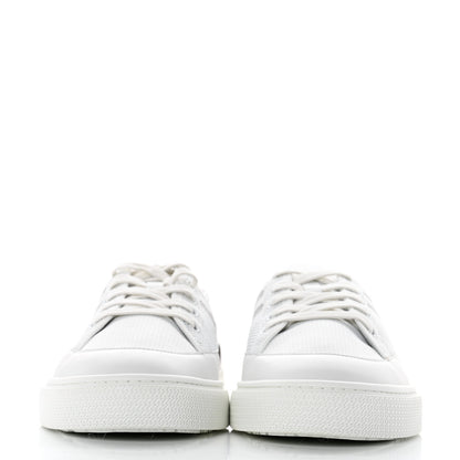 Hermes Calfskin Deep Sneakers 44 White Multicolor 2 of 10