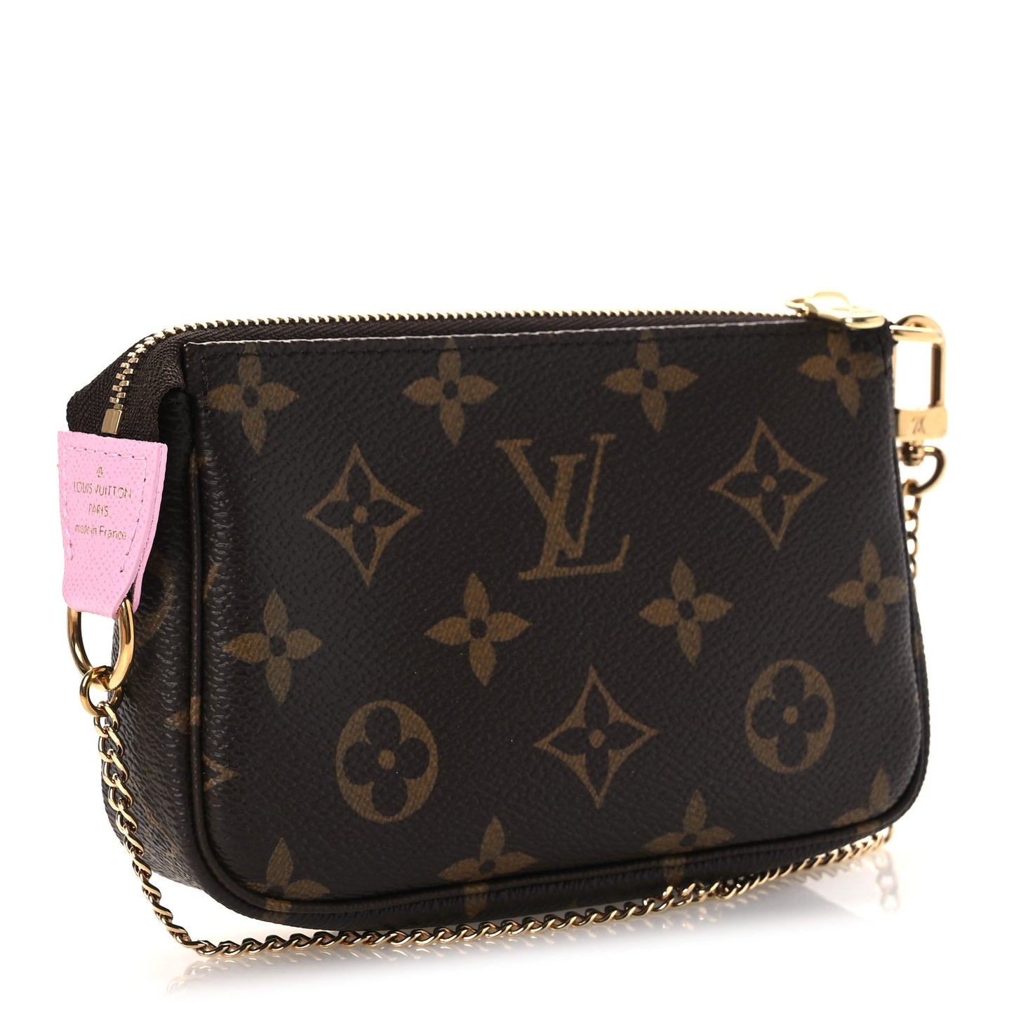 Monogram 2021 Christmas Animation Japanese Garden Mini Pochette Accessories Wisteria Pink