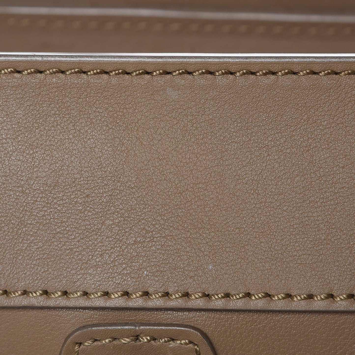 Smooth Calfskin Mini Luggage Camel