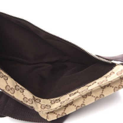 Gucci GG Monogram Double Pocket Belt Bag Dark Brown 5 of 11