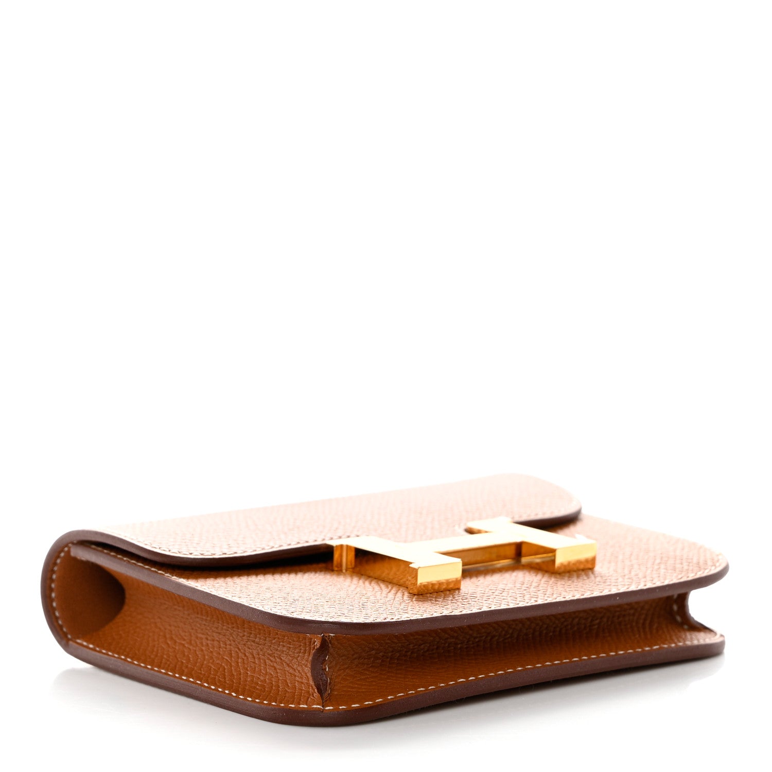 Hermes Epsom Constance Slim Wallet Gold 5 of 9