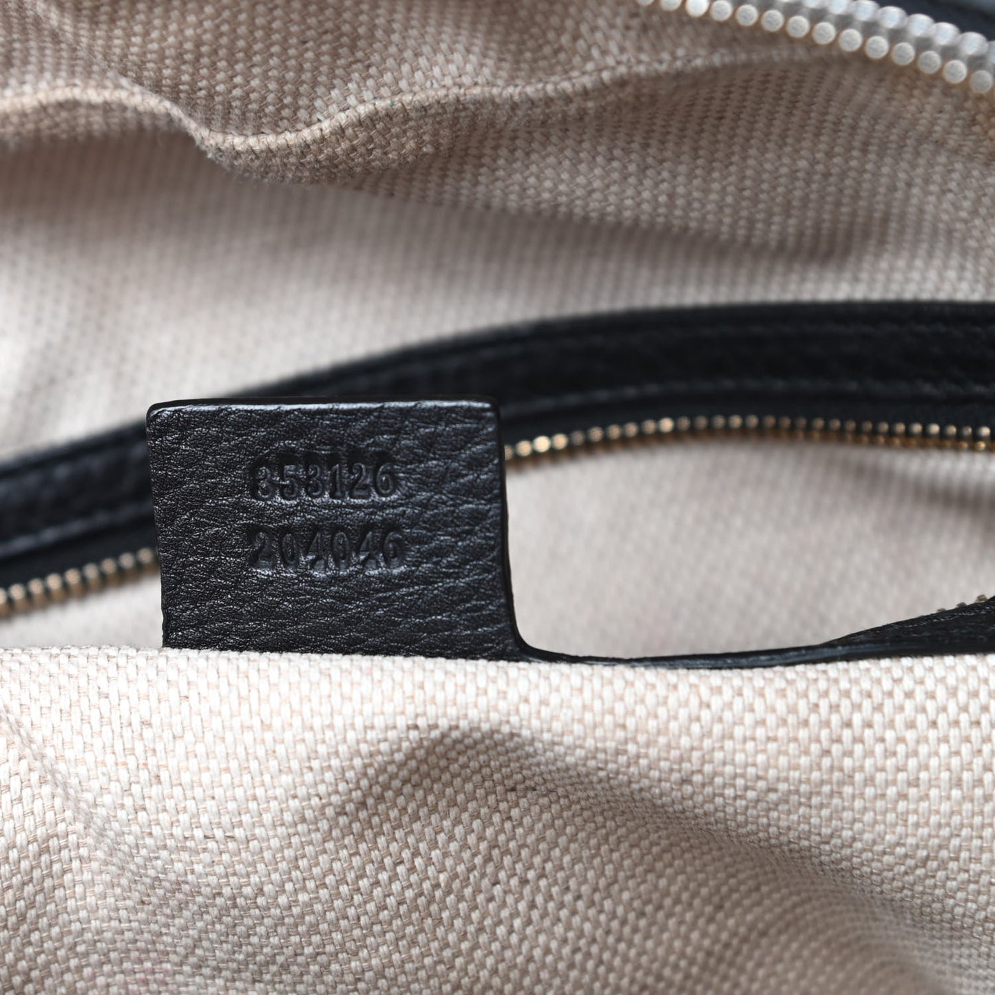 Pebbled Calfskin Medium Soho Bowler Black