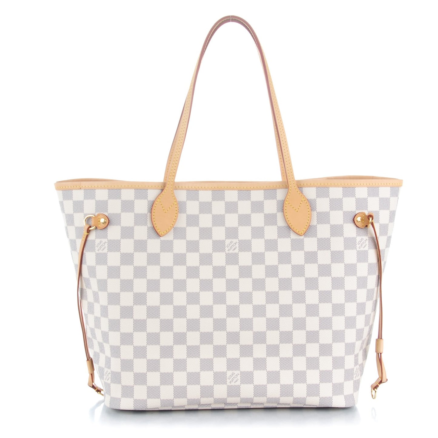 Damier Azur Neverfull MM Rose Ballerine
