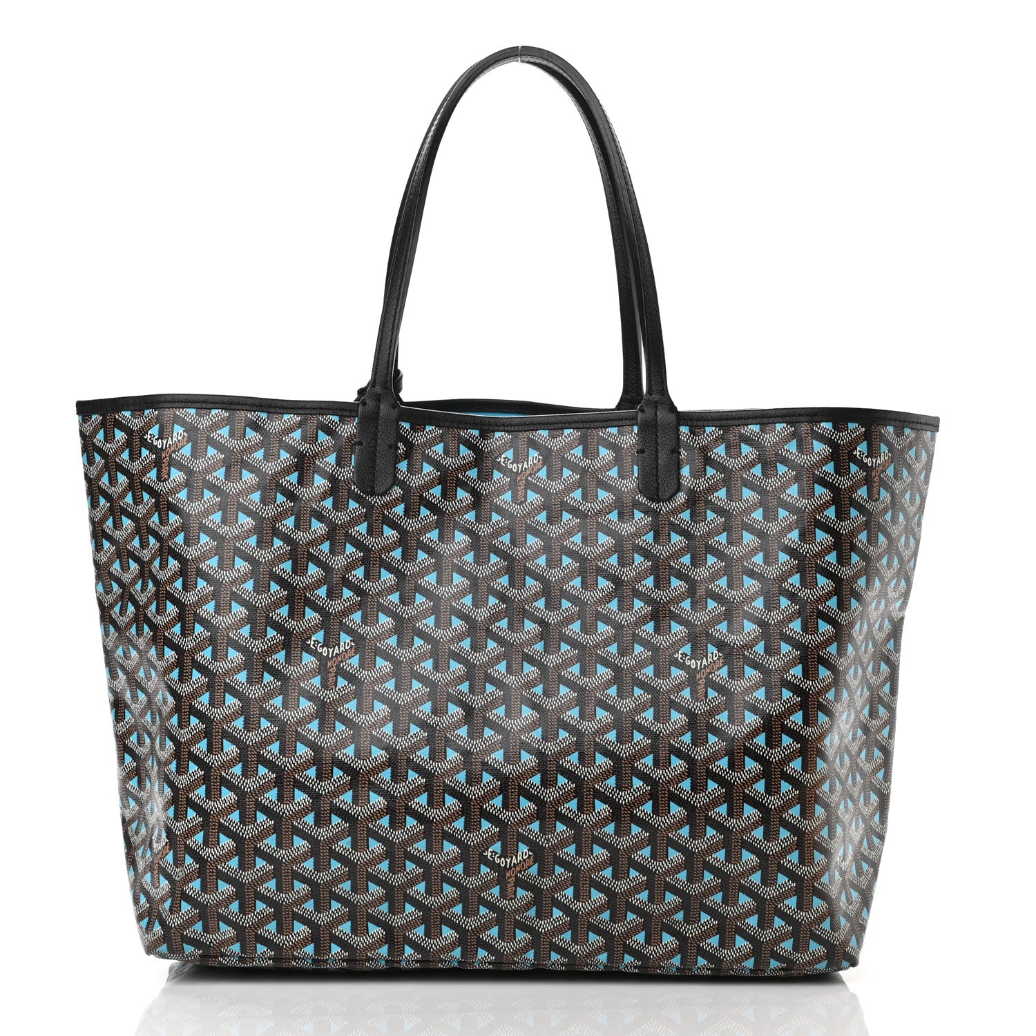 Goyard Goyardine Saint Louis Claire Voie PM Black Blue 4 of 12