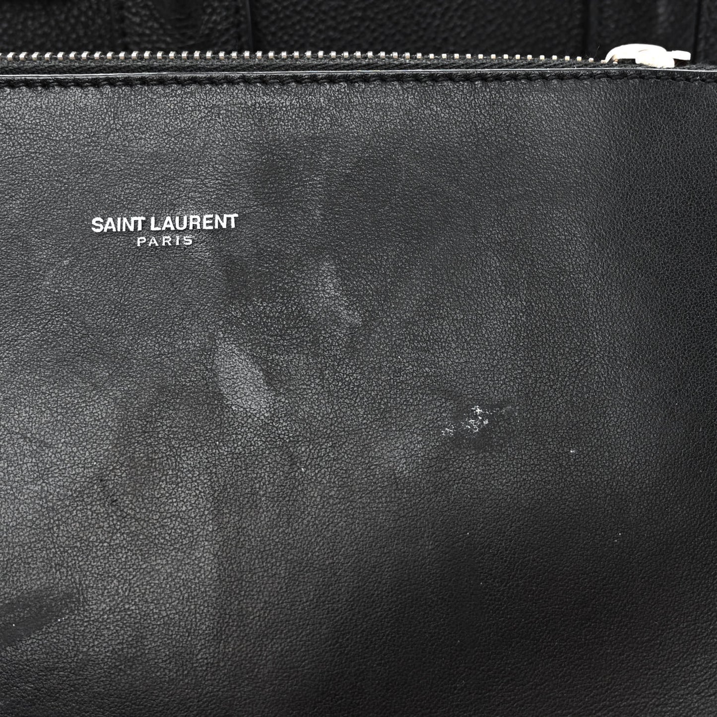 Grained Calfskin Baby Sac De Jour Black