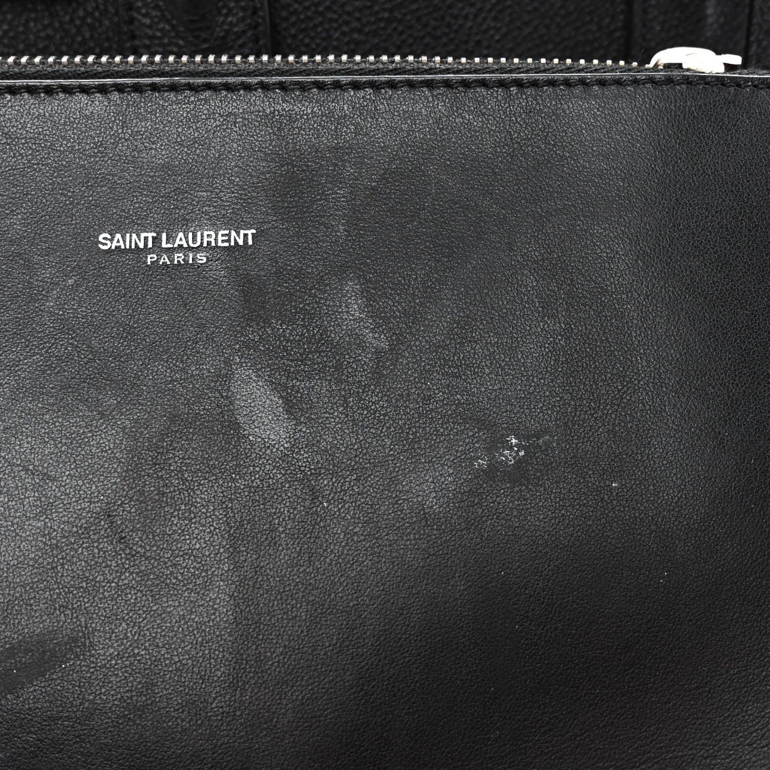 Saint Laurent Grained Calfskin Baby Sac De Jour Black 12 of 12