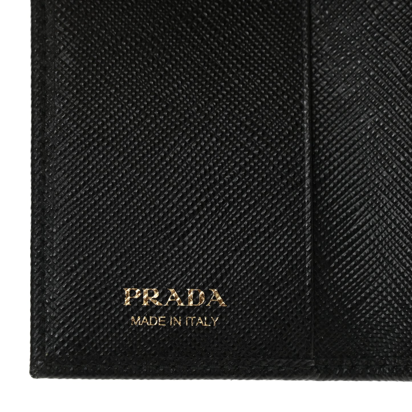 Saffiano 4 Key Holder Black