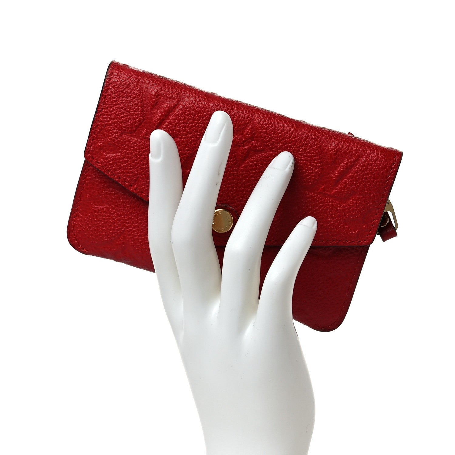 Louis Vuitton Empreinte Key Pouch Cherry 2 of 8