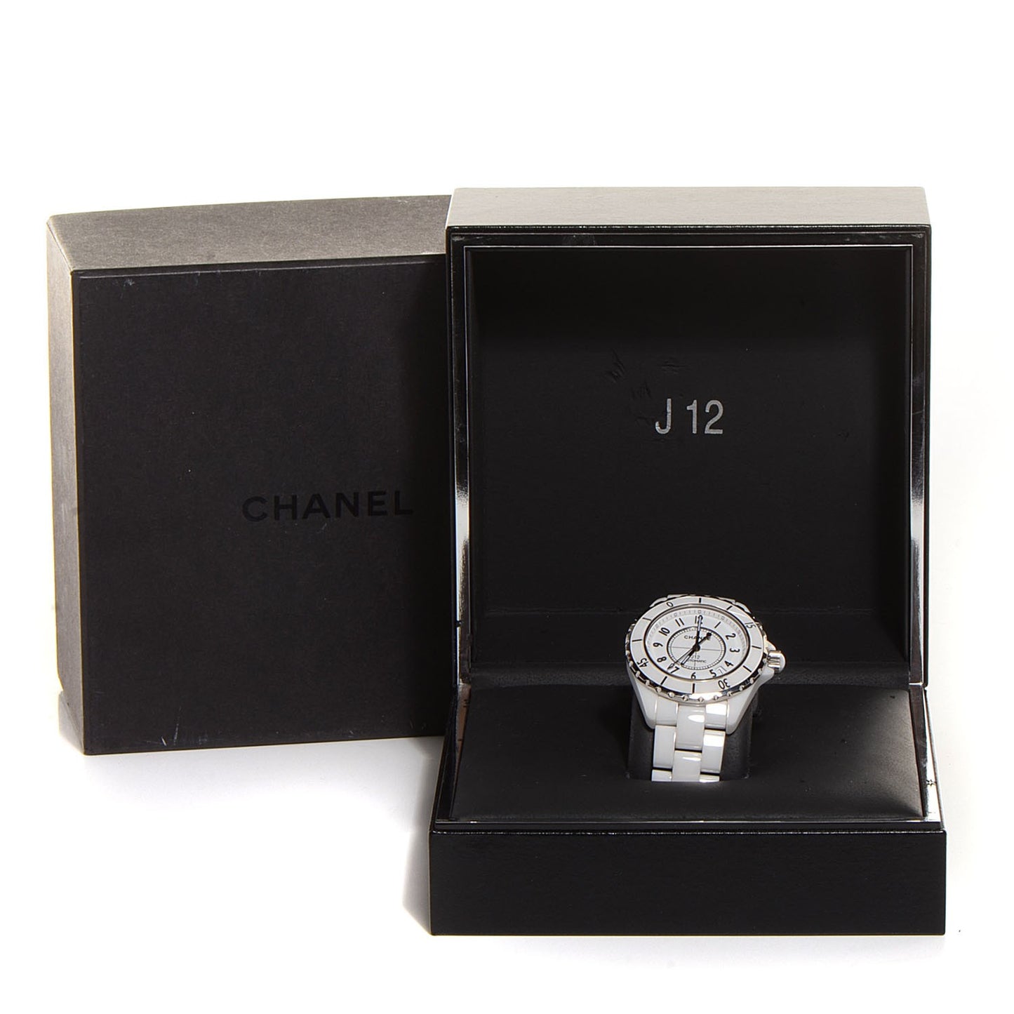 Stainless Steel Ceramic 38mm J12 Automatic Watch White