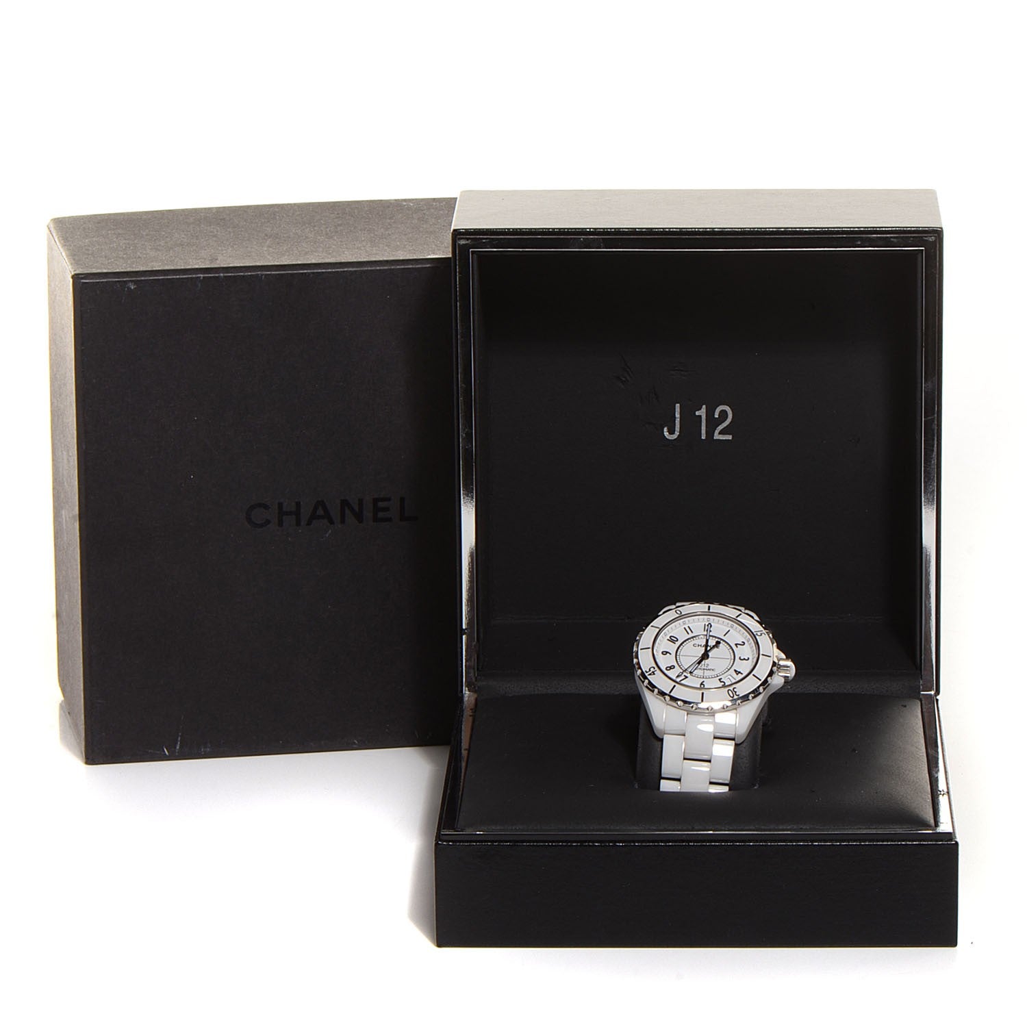 Chanel Stainless Steel Ceramic 38mm J12 Automatic Watch White 7 of 7