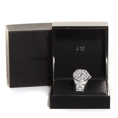 Chanel Stainless Steel Ceramic 38mm J12 Automatic Watch White 7 of 7