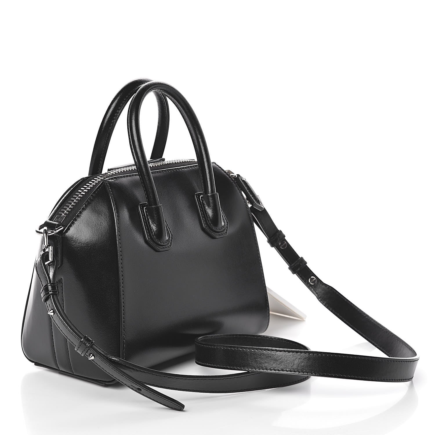 Givenchy Shiny Lord Calfskin Mini Antigona Black 3 of 9