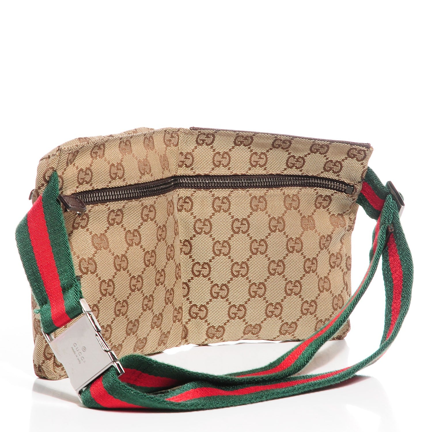 Gucci Monogram Web Belt Bag Dark Brown 3 of 8