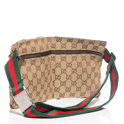 Gucci Monogram Web Belt Bag Dark Brown 3 of 8