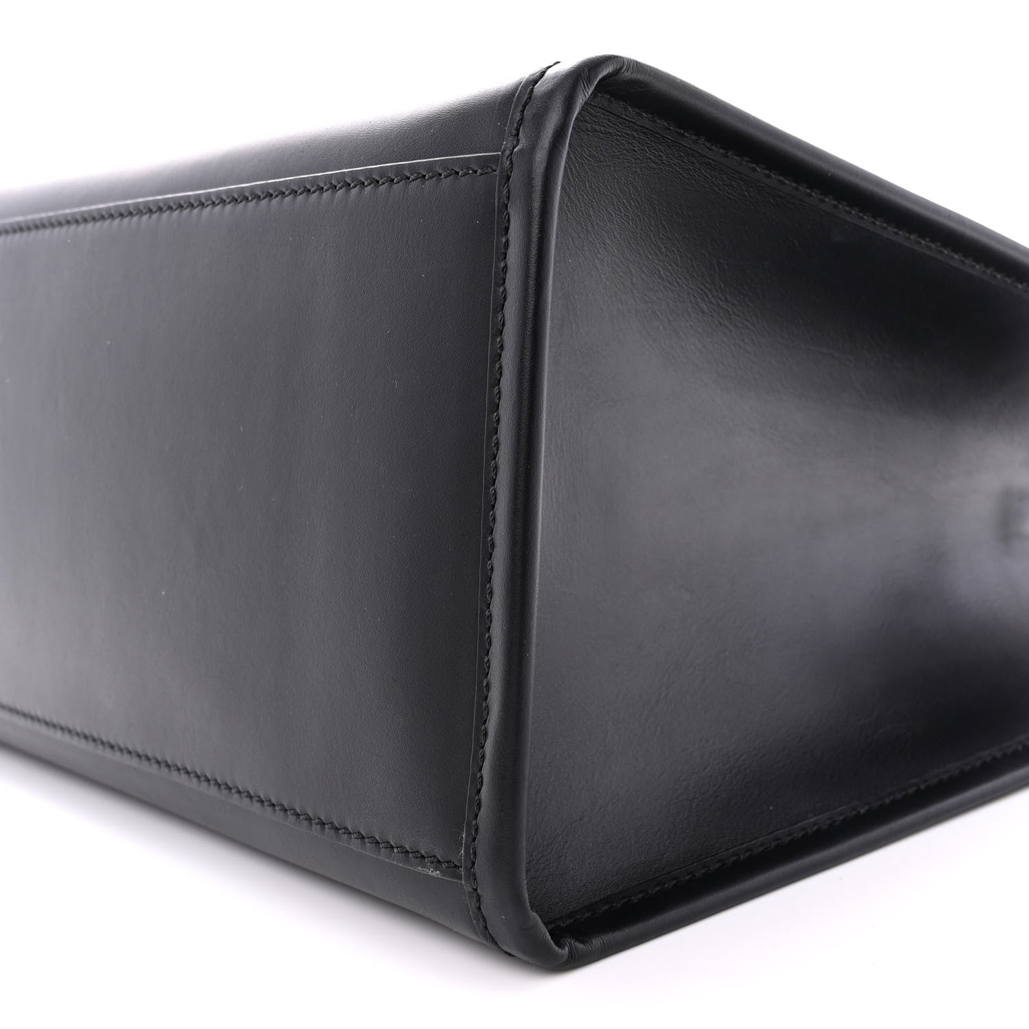 Fendi Vitello King Plexiglass Medium Fendi Sunshine Shopper Tote Black 10 of 13