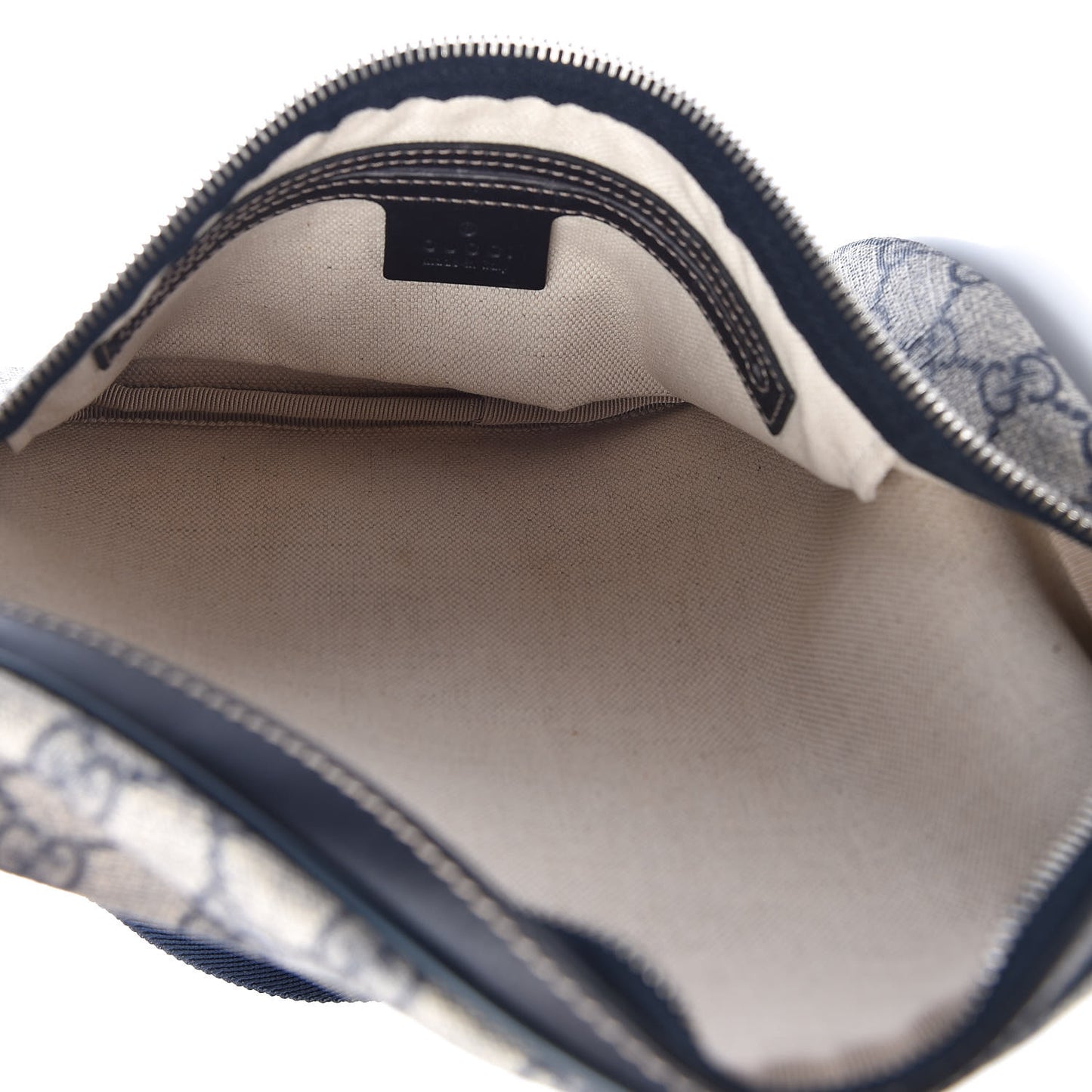 GG Plus Monogram Belt Bag Navy