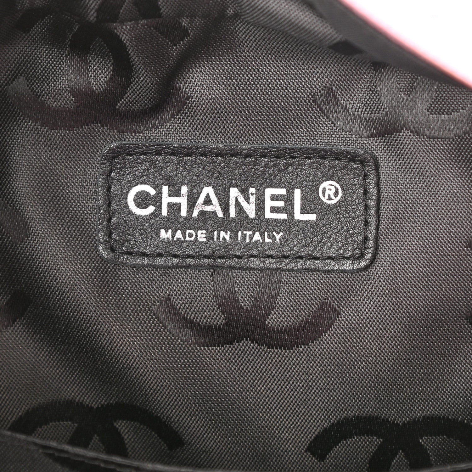Chanel Calfskin Quilted Large Cambon Multipocket Reporter Pink Black 5 of 10