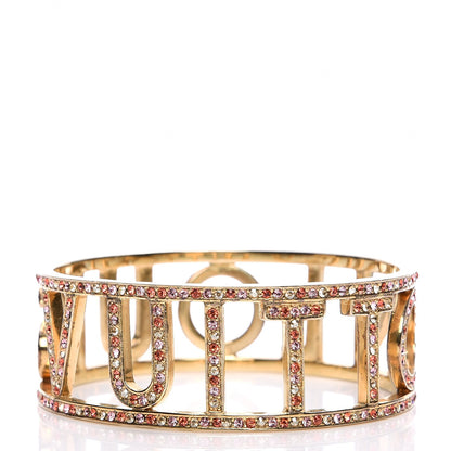 Louis Vuitton Swarovski Crystal 1001 Nuits Nights Bracelet Orange Sunset 3 of 4