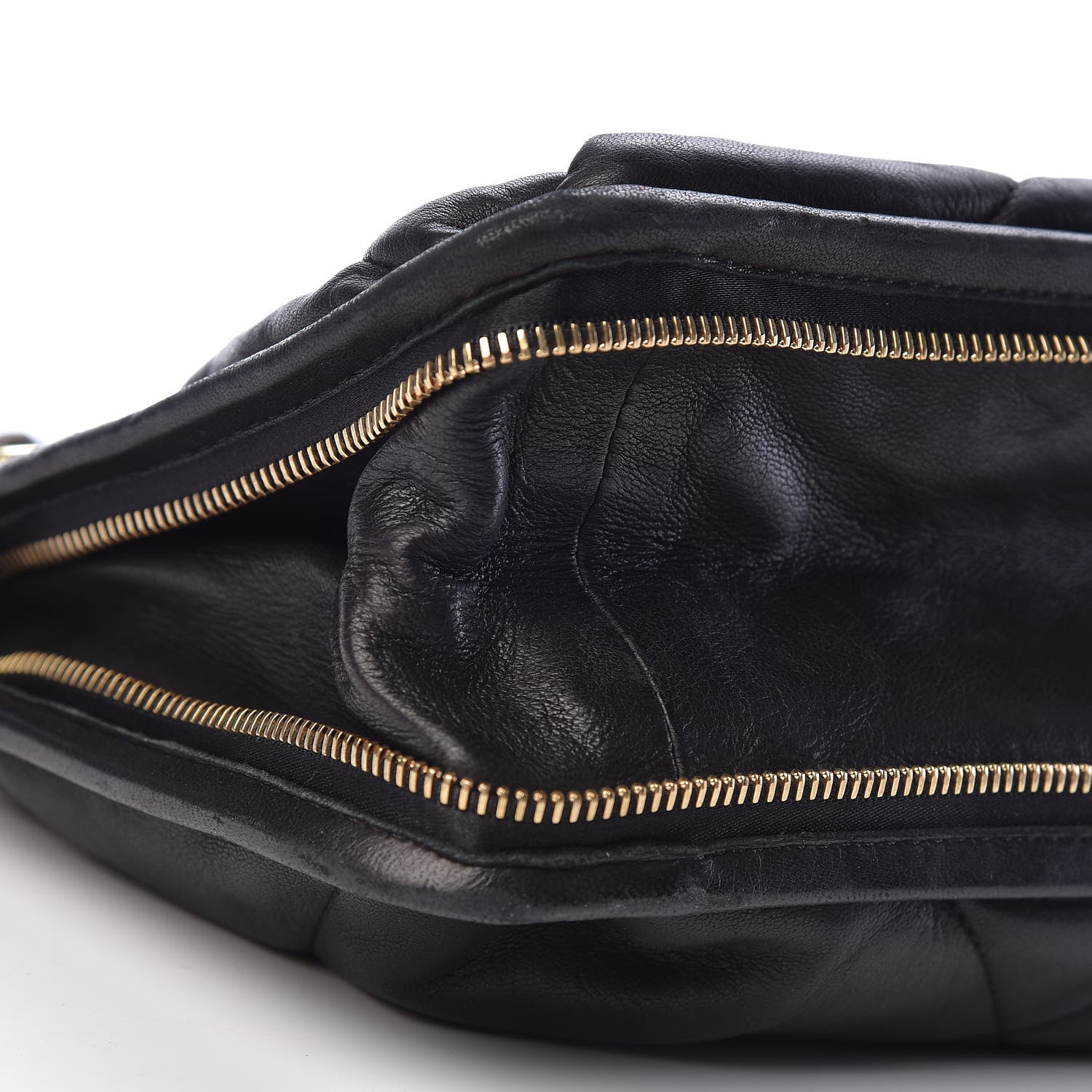 Lanvin Lambskin Quilted Medium Amalia Shoulder Bag Black 11 of 14