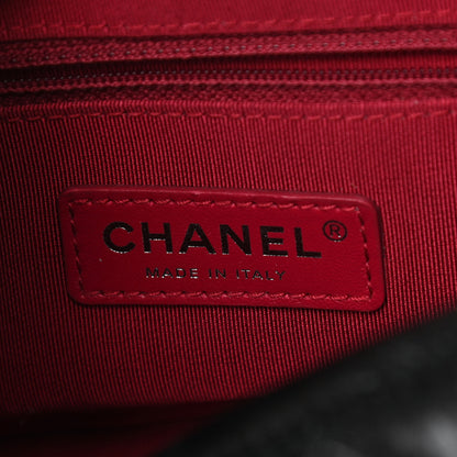 Chanel Aged Calfskin Quilted Small Gabrielle Hobo Black 6 of 11