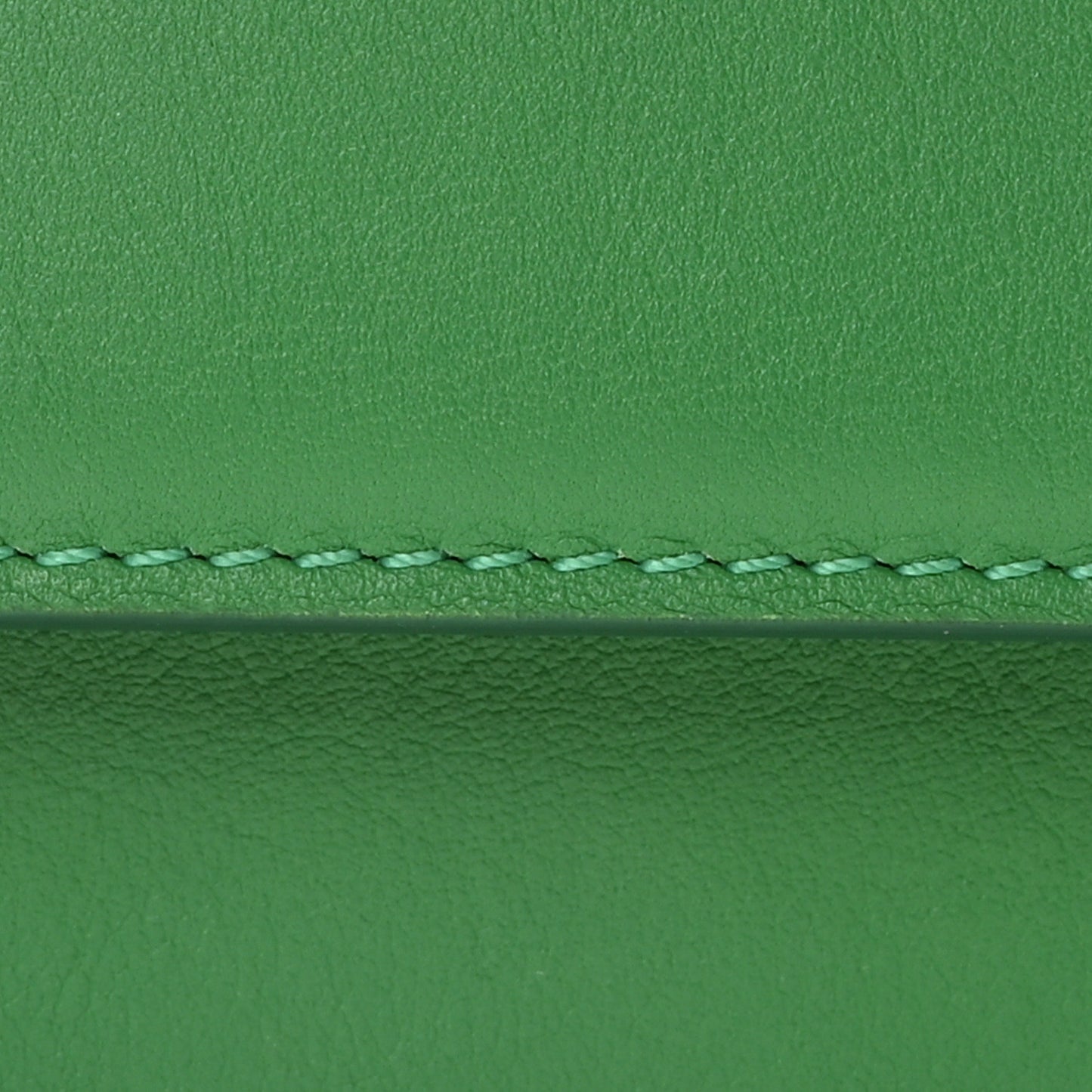 Smooth Calfskin Le Chiquito Long Green