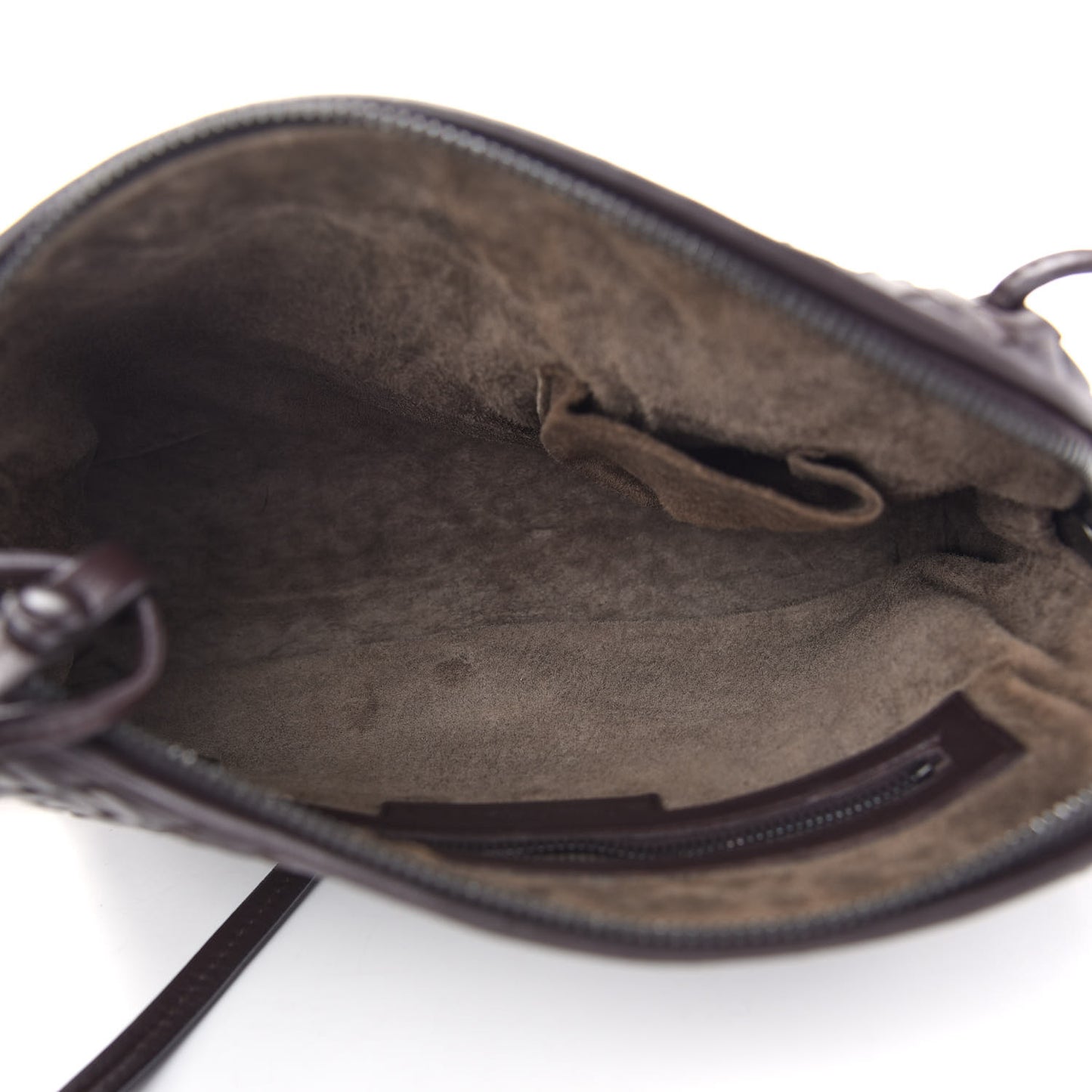 Nappa Intrecciato Nodini Bag Ebano