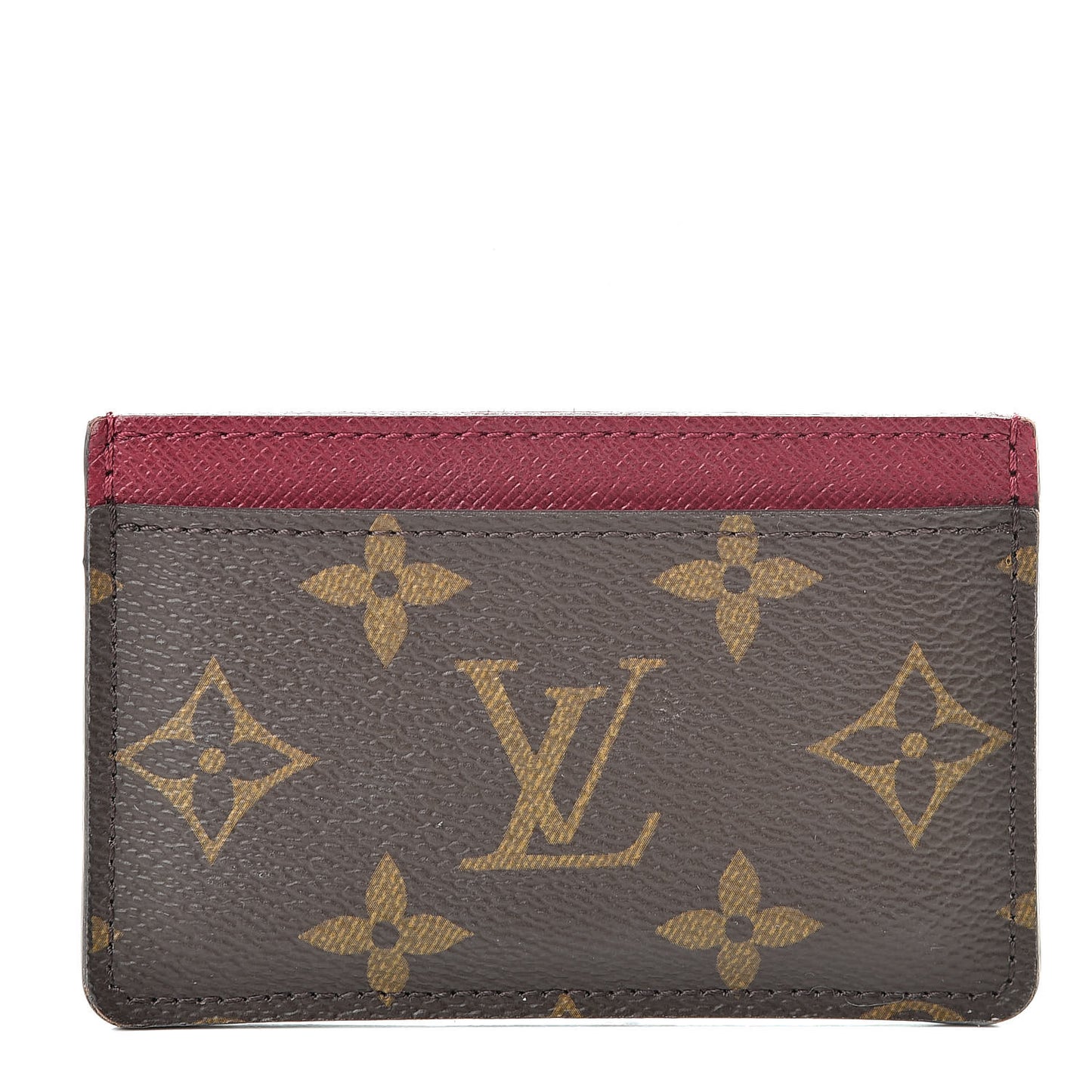 Monogram Card Holder Fuchsia