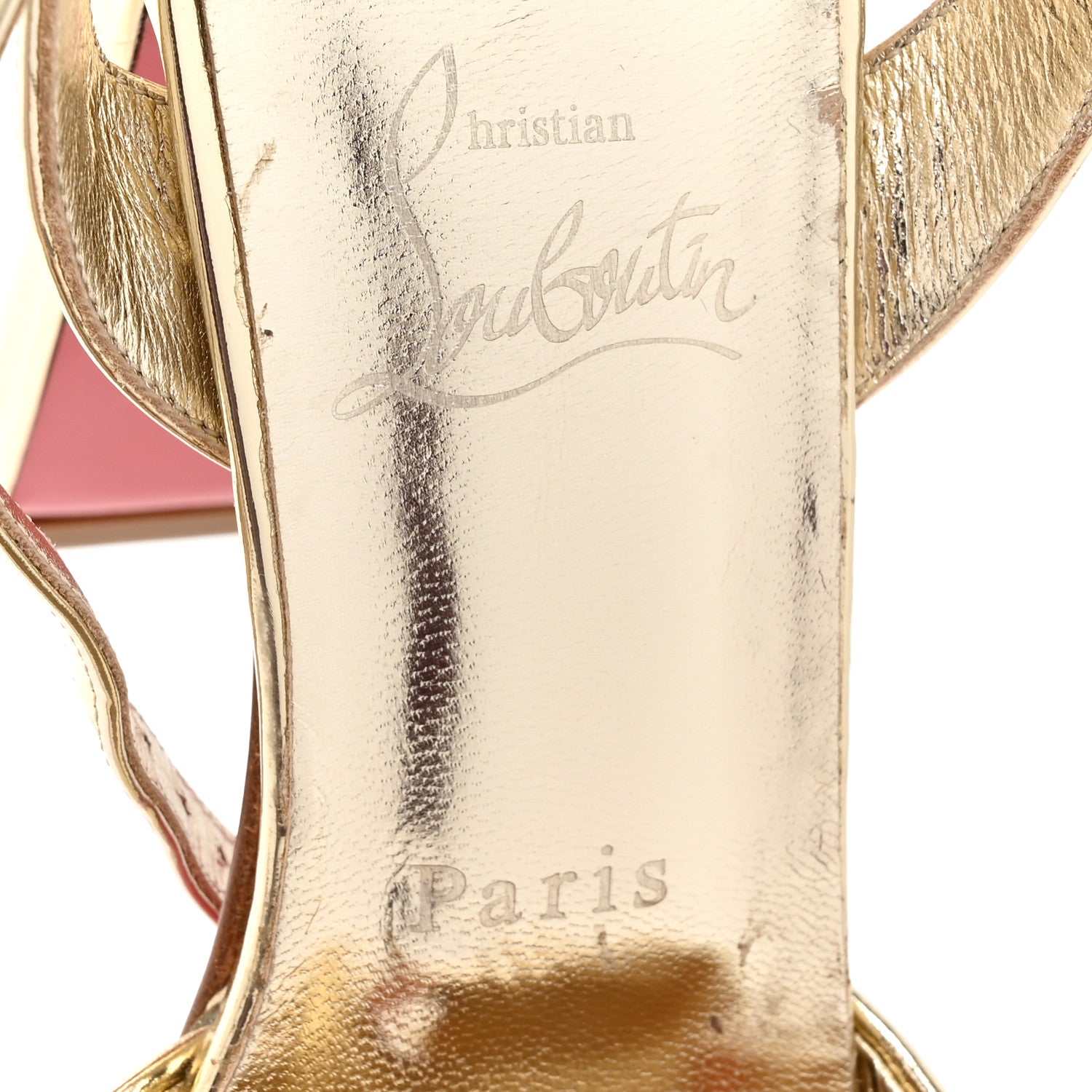 Christian Louboutin Metallic Patent Amali Alta 130 Platform Sandals 40 Black 7 of 9