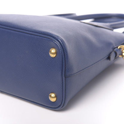 Prada Saffiano Cuir Bauletto Bluette 10 of 10