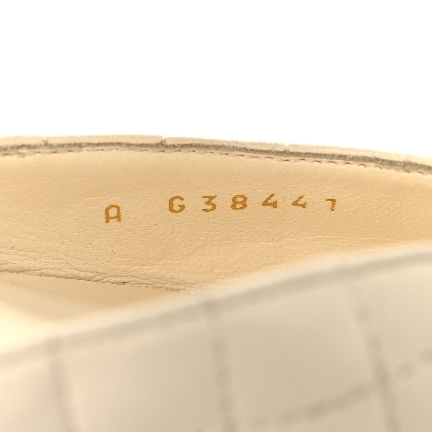Chanel Patent Lambskin Quilted Cap Toe Ballerina Flats 37.5 Ivory Black 7 of 9