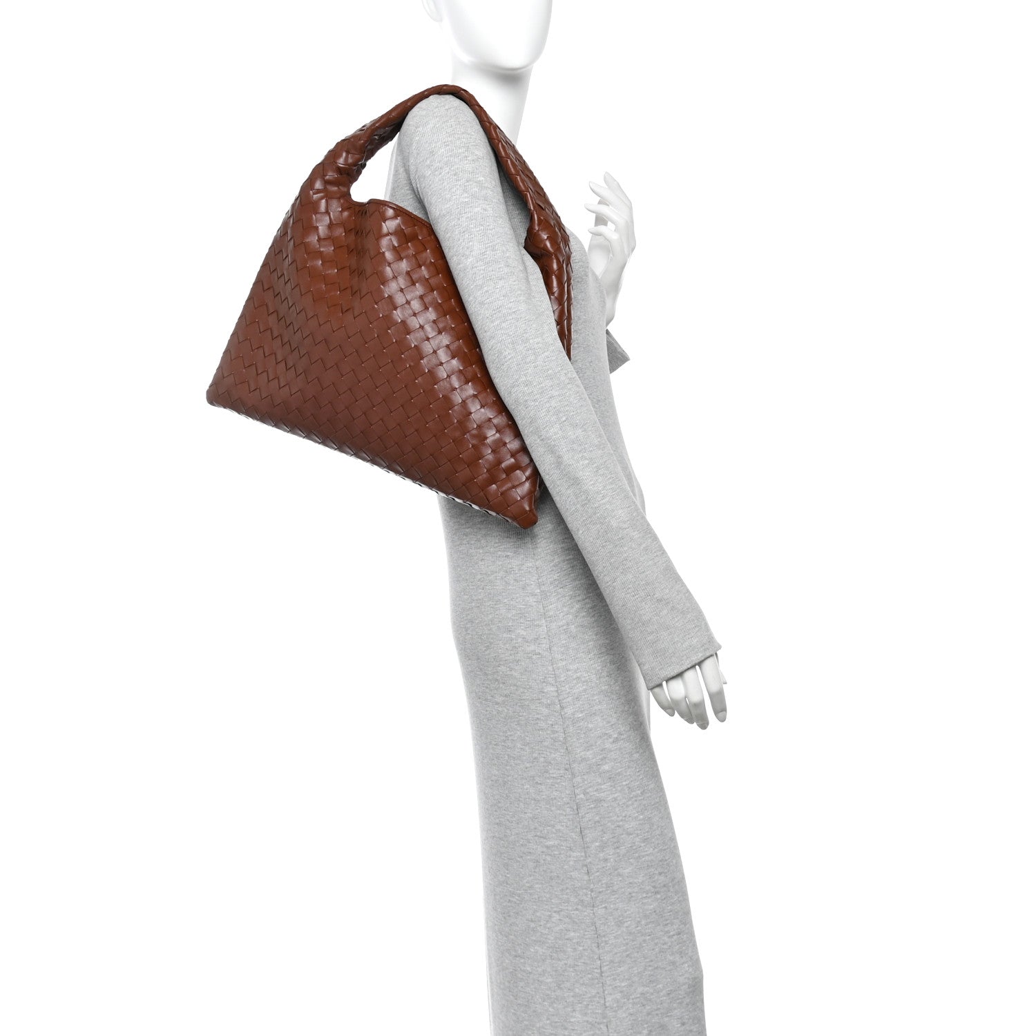 Bottega Veneta Calfskin Intrecciato Small Hop Sapele 2 of 11