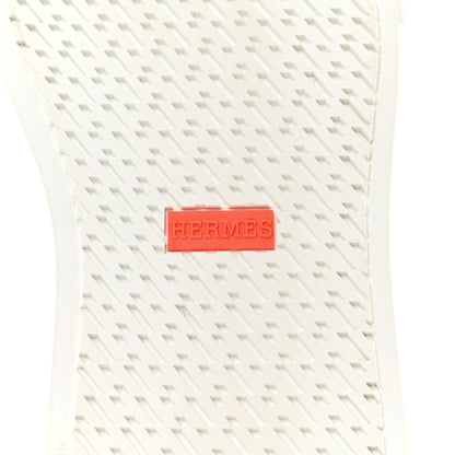 Hermes Calfskin Day Sneakers 37.5 Multicolor White 6 of 8