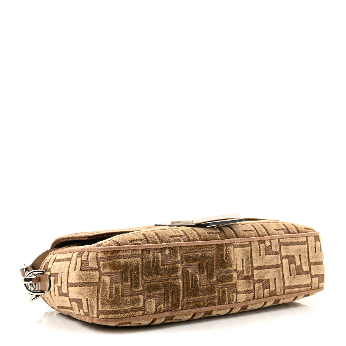Velvet Jacquard FF Crystal Baguette Cappuccino