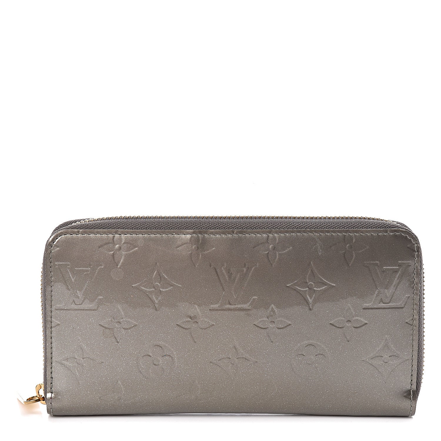 Louis Vuitton Vernis Zippy Wallet Gris Art Deco 1 of 7