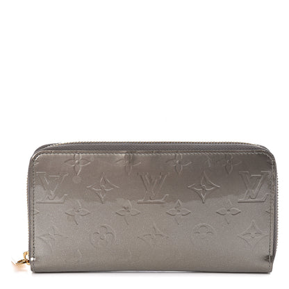 Louis Vuitton Vernis Zippy Wallet Gris Art Deco 1 of 7