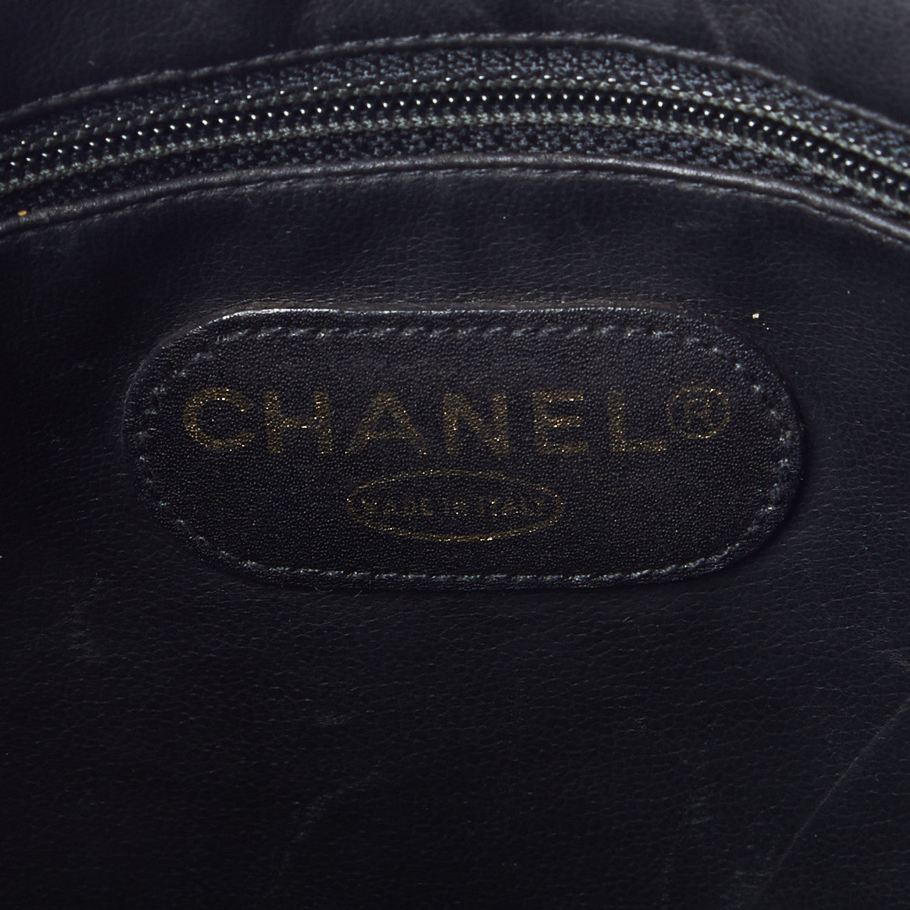 Chanel Caviar Large CC Shoulder Bag Black 9 of 10