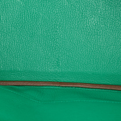 Hermes Taurillon Clemence Birkin 35 Menthe 14 of 26