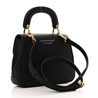 Burberry Trench Calfskin Small DK88 Top Handle Bag Black 3 of 10