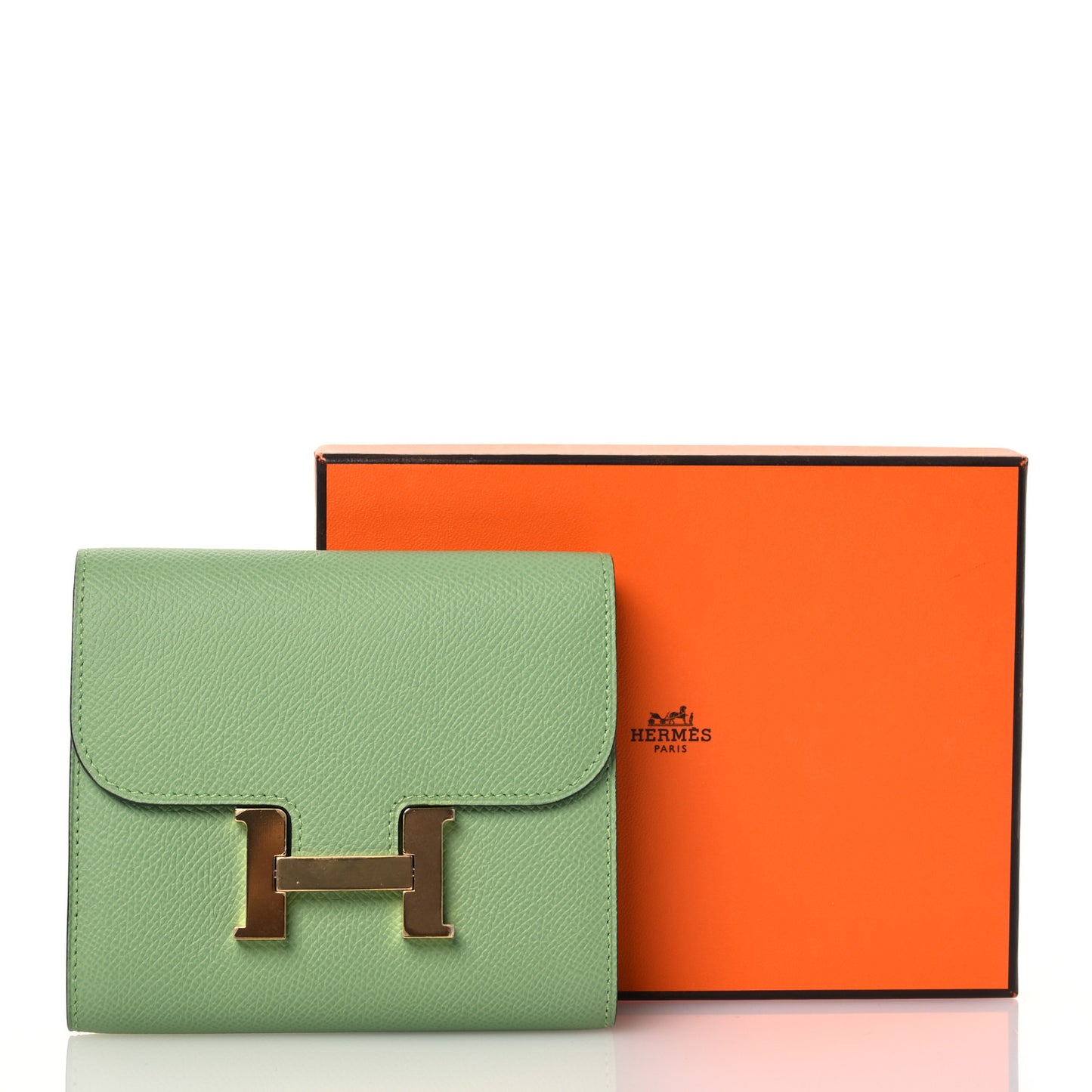 Epsom Constance Compact Passant Wallet Vert Criquet