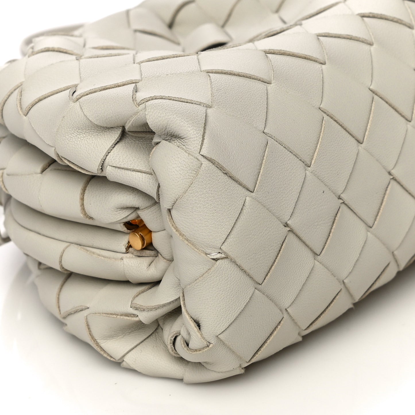Nappa Intrecciato The Mini Pouch Chalk