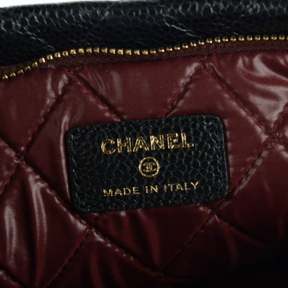 Chanel Caviar Quilted CC Beauty Clutch Black 5 of 7