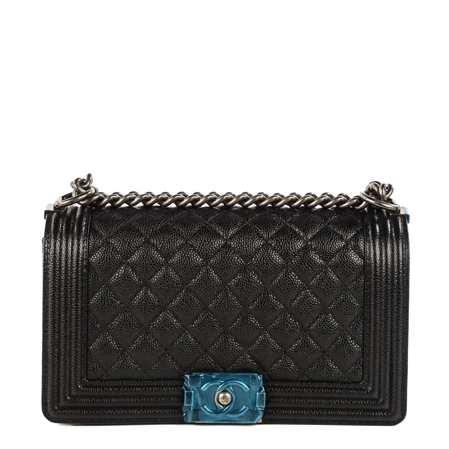 Chanel Caviar Quilted Medium Boy Flap Black 1 of 8