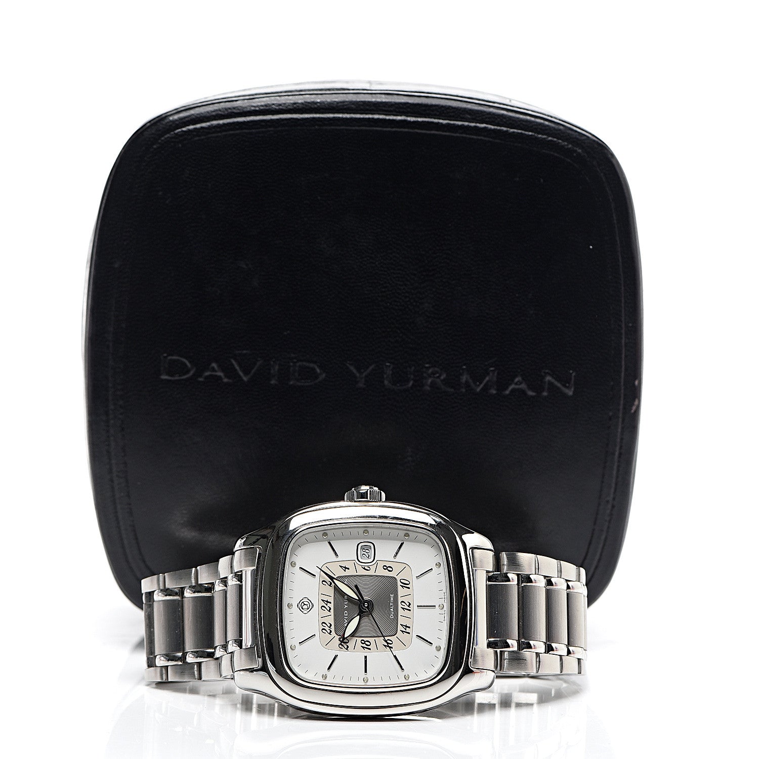 David Yurman Stainless Steel 41mm Thoroughbred GMT Automatic Watch 6 of 6