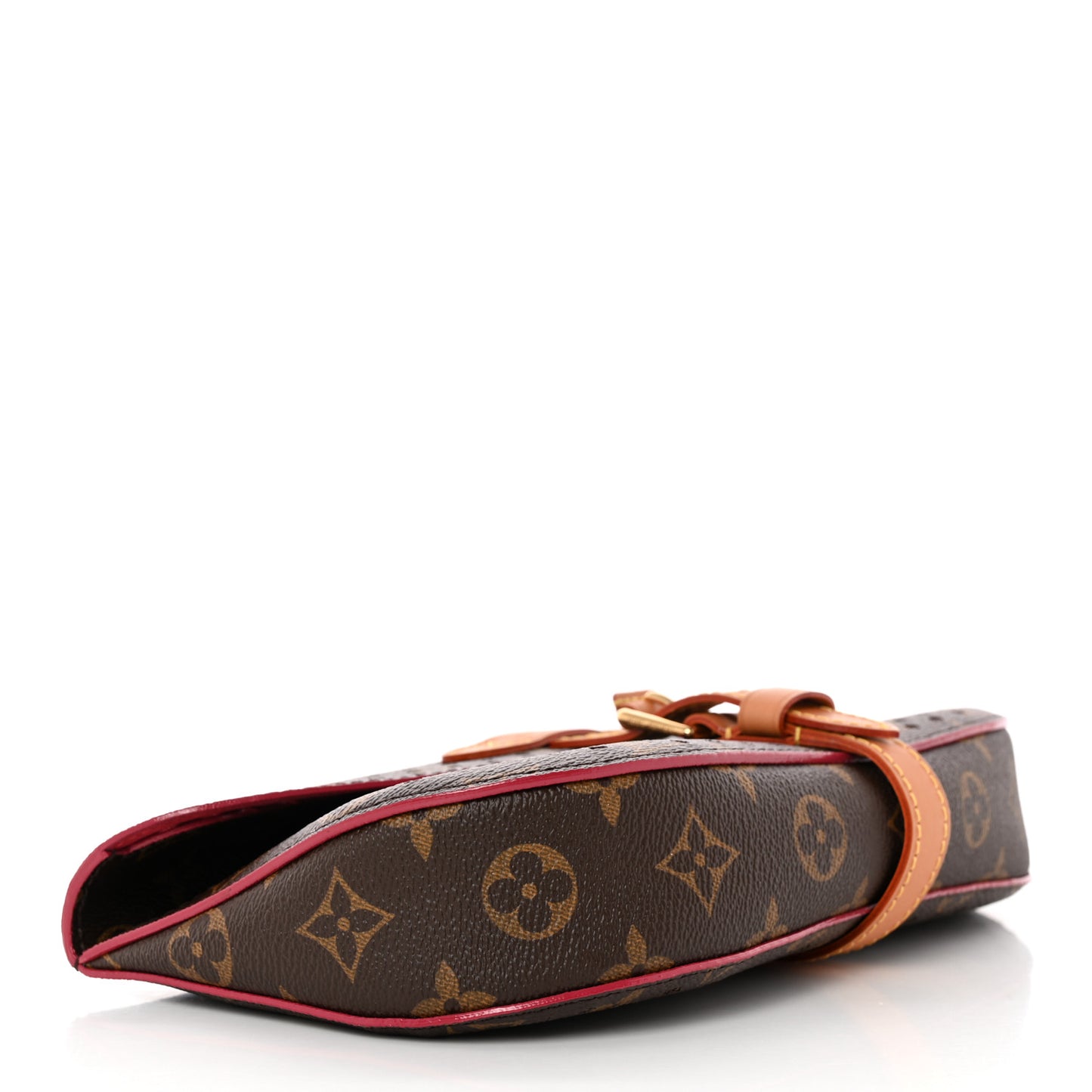 Monogram SC Flore Clutch Saumur Corail