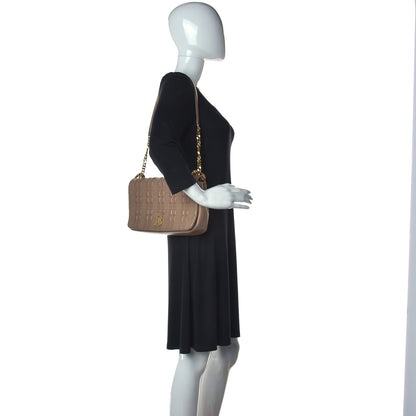 Burberry Lambskin Quilted Medium Lola Bag Camel 2 of 11