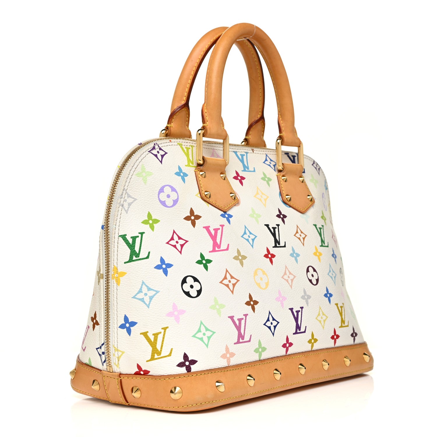Louis Vuitton Monogram Multicolor Alma White 3 of 21