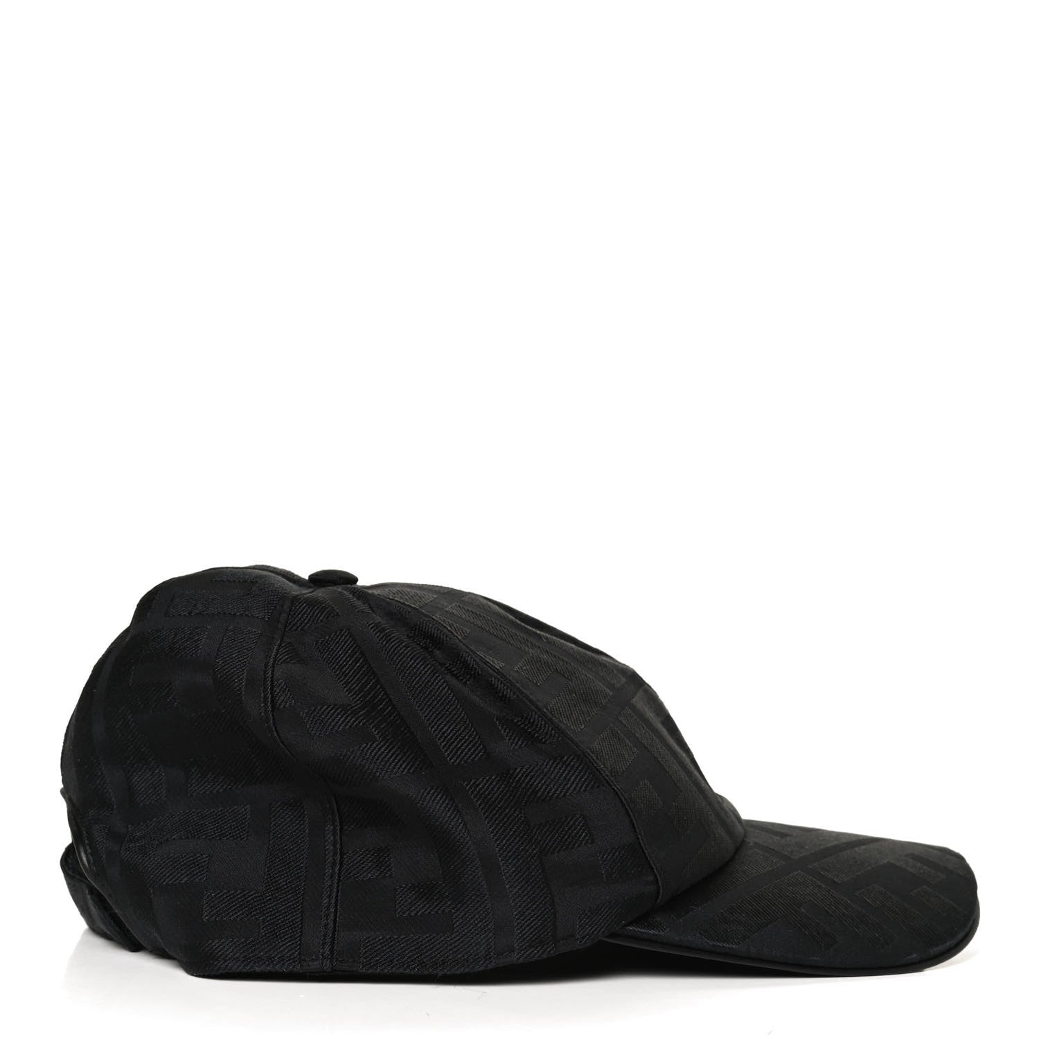 Fendi Silk Jacquard FF Baseball Hat Black 4 of 7