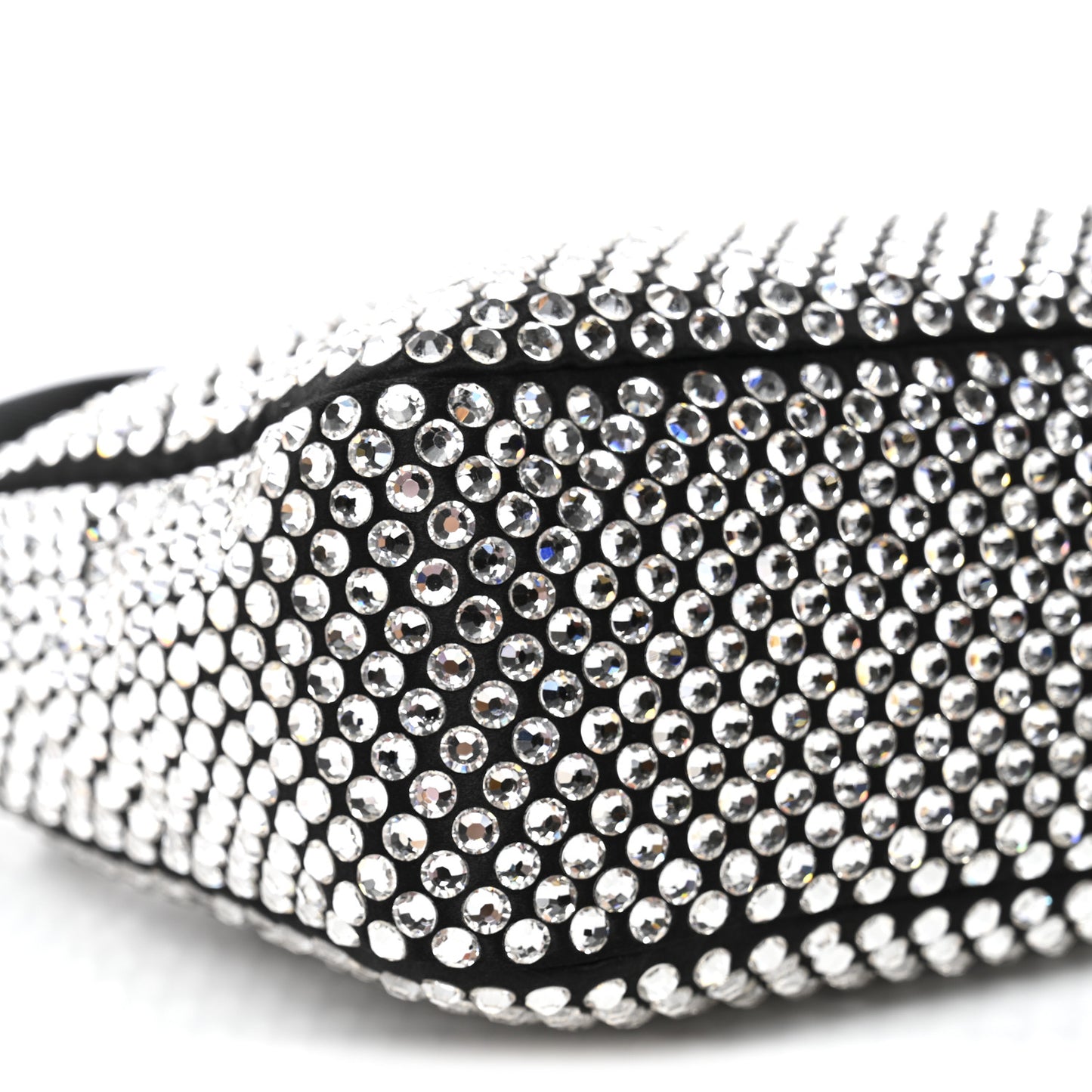 Satin Crystal Mini Re-Edition 2000 Bag Cristal