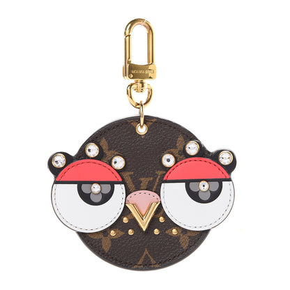 Louis Vuitton Monogram Animal Faces Bird Bag Charm 1 of 4