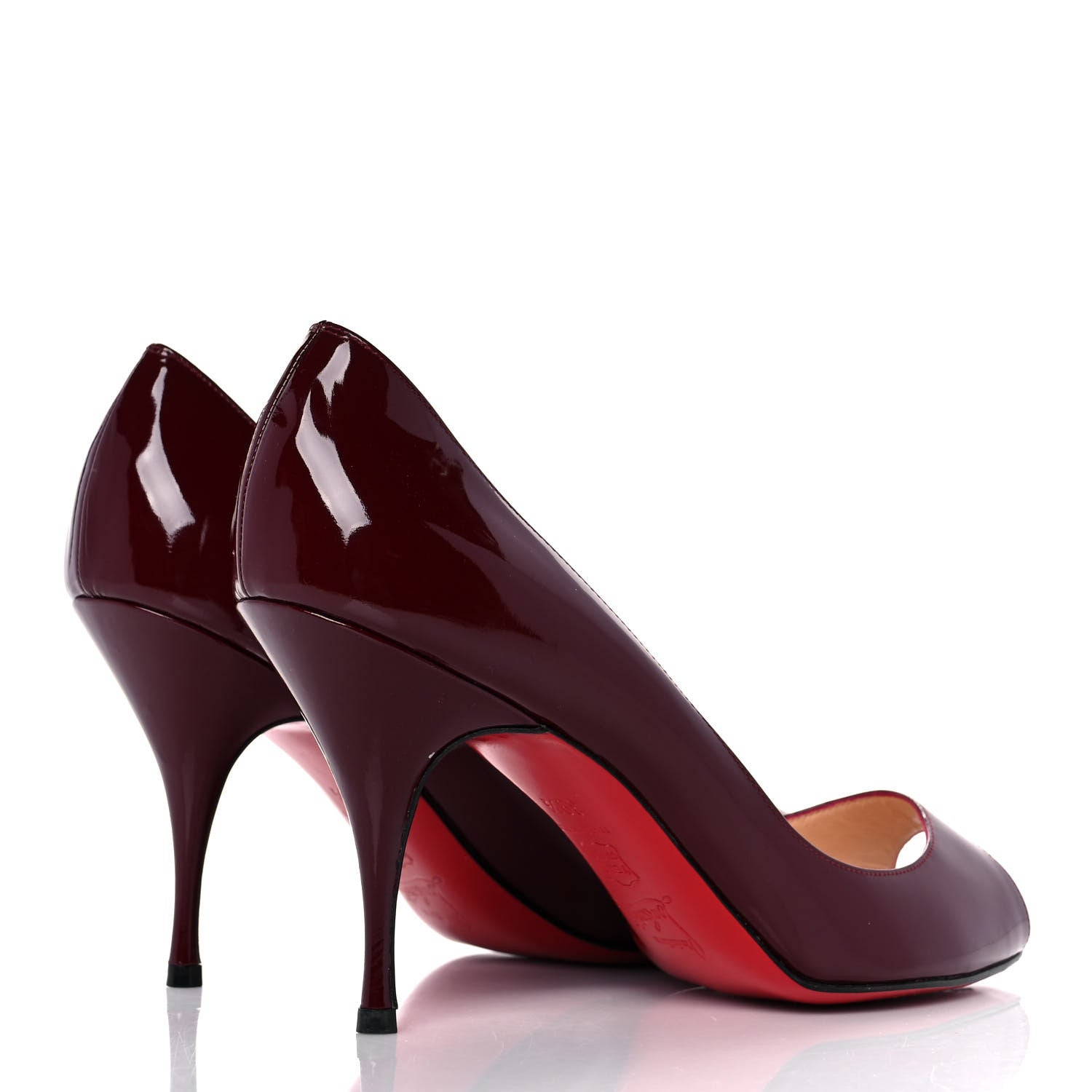 Christian Louboutin Patent Yoyo 85 Pumps 39.5 Red 4 of 7